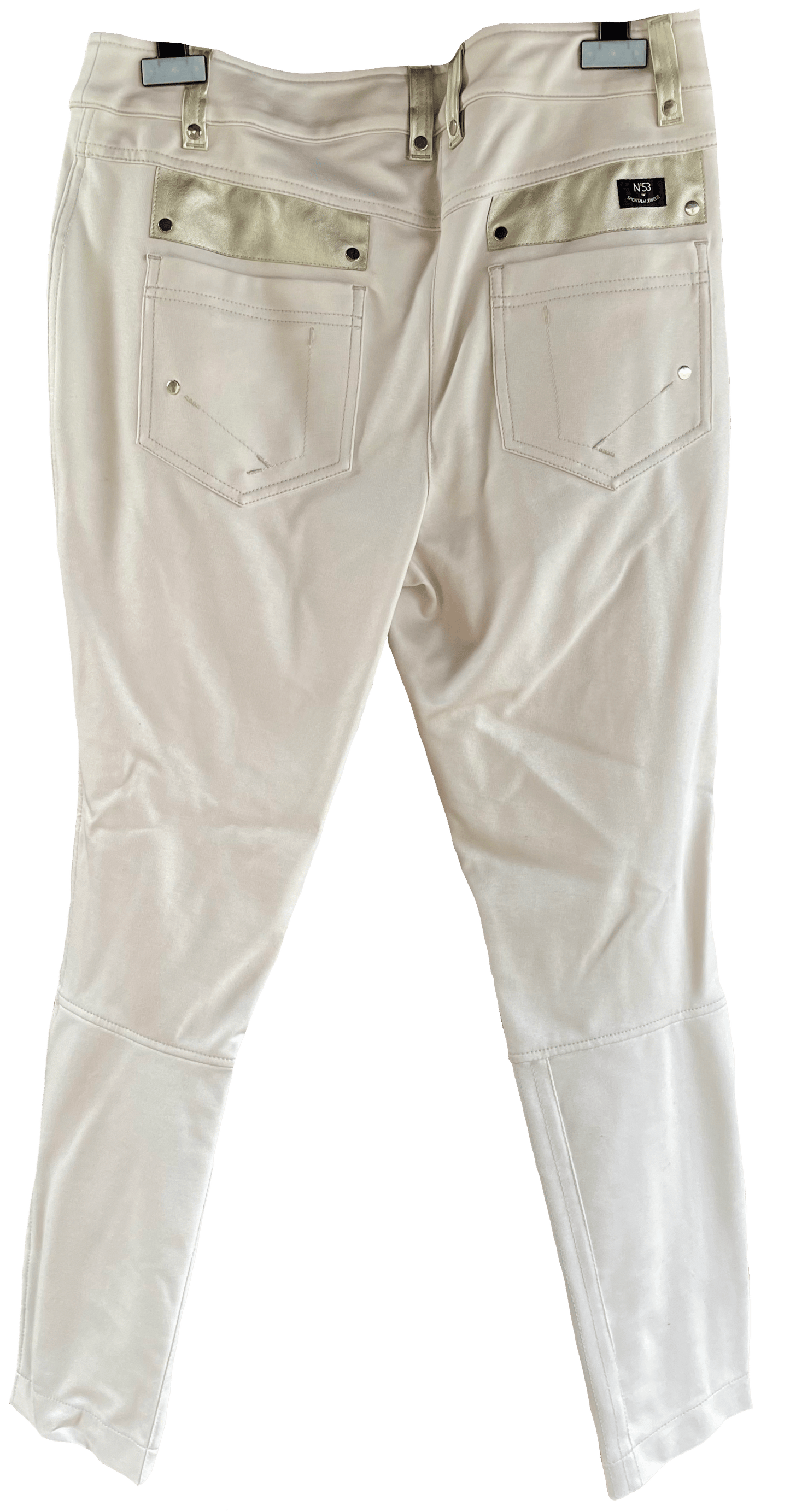 Hose Jerseyhose, Sportalm, Admiral, beige, gold, Gr. 42 Hose Sportalm 