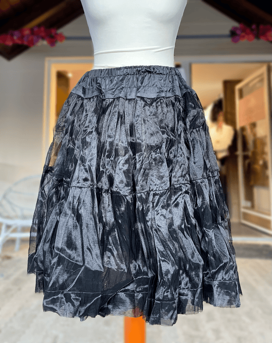 Petticoat, Unterrock, Fuchs Trachten, 60 cm, schwarz Unterrock Fuchs schwarz 