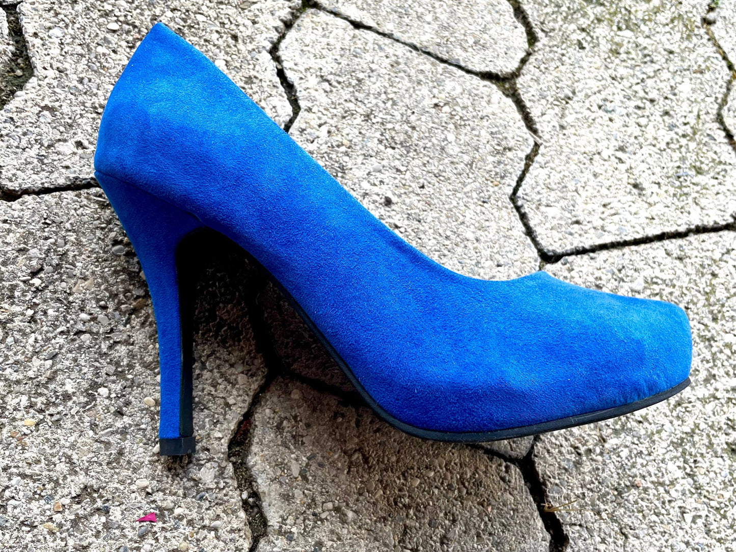Pumps, Andrea Conti Schuhe, blau, Velour, Gr. 38 Schuhe Andrea Conti 