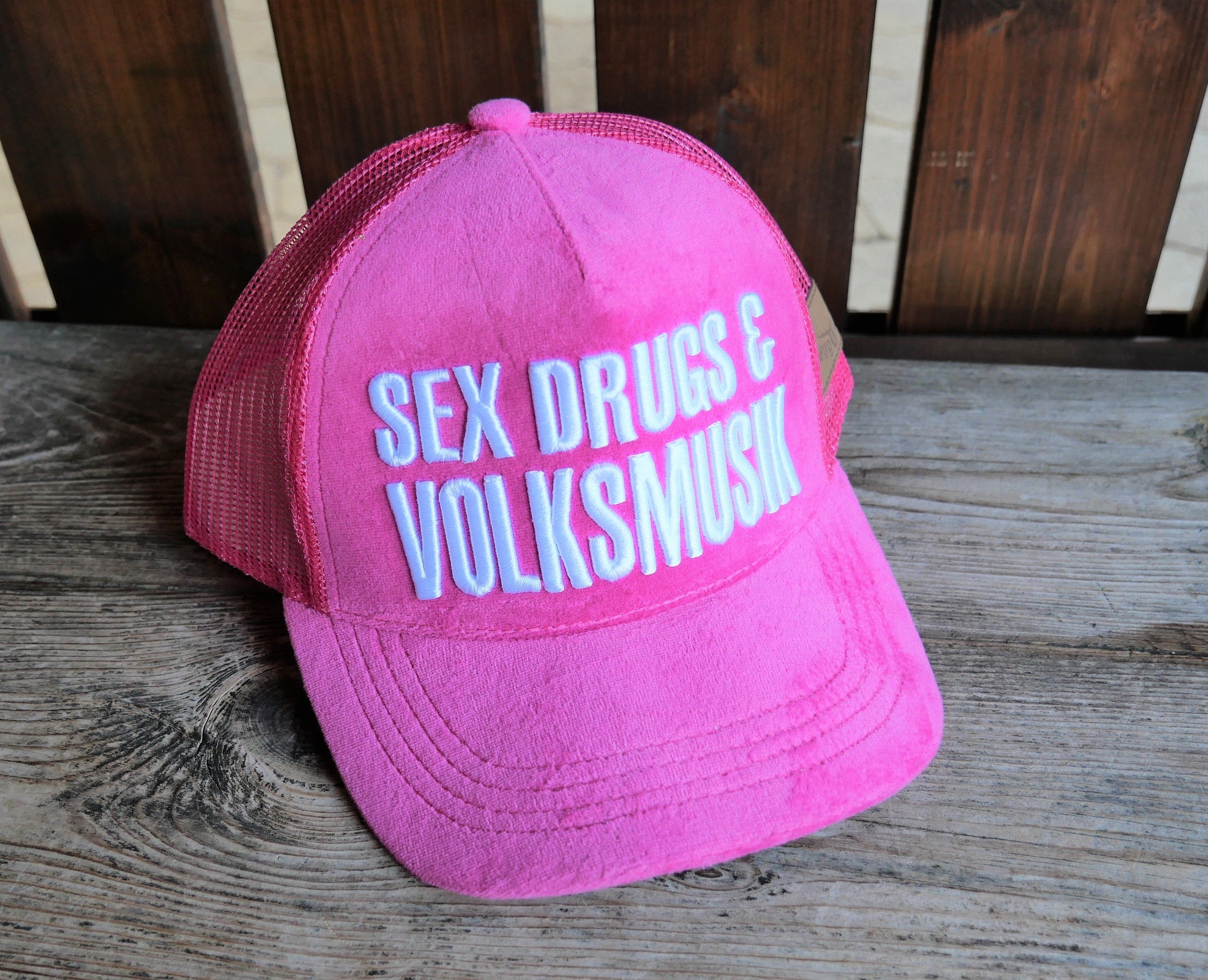 Trachten Cap, Kappi, Hangowear, Volksmusik, pink Kopfbedeckung HangOwear 
