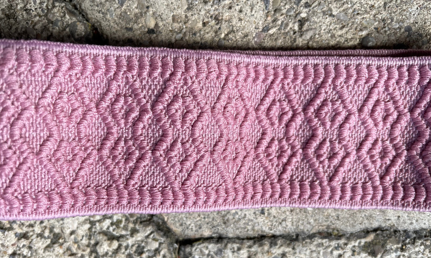 Trachten Stretch Gürtel, rosa silber, 4 cm Gürtel Eigenmarke 