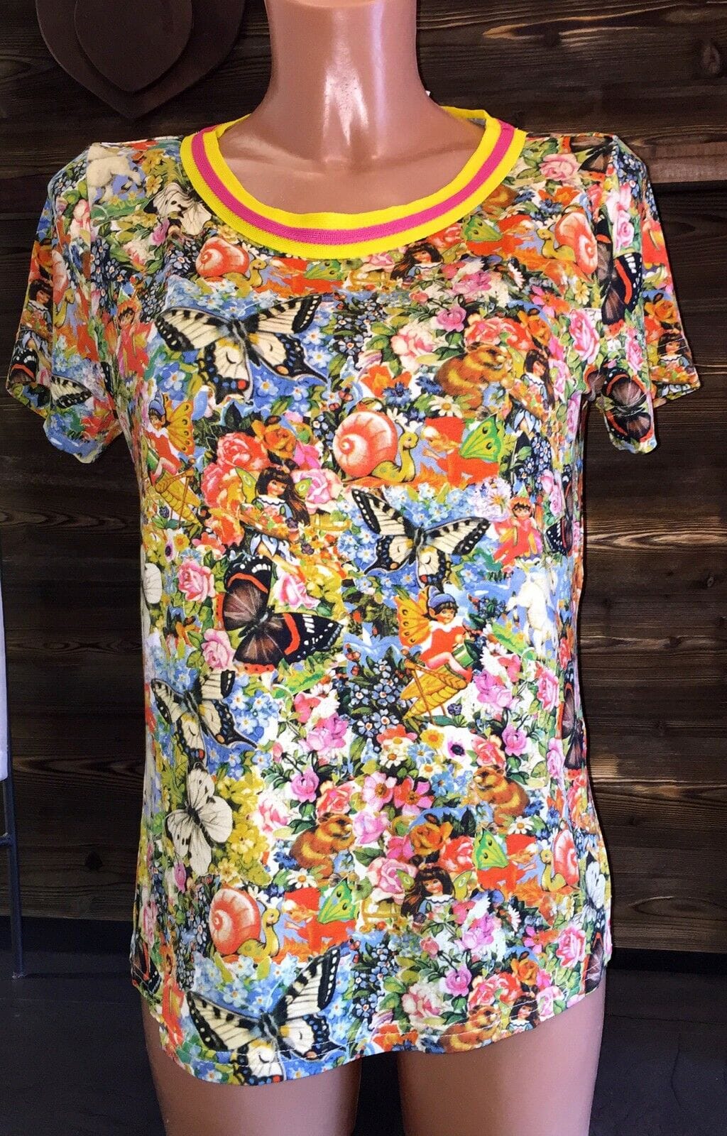Trachten T-Shirt, Bluse, von&zu Basset, Picnic, Bunt, floral Shirt von&zu Basset 