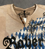 Herrenshirt, Trachten Shirt, HangOwear, Zerres, Bayern, beige